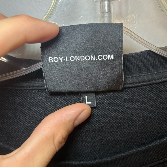 Boy London "I will change the world" oversized crewneck zipper sweater - Picture 3 of 10